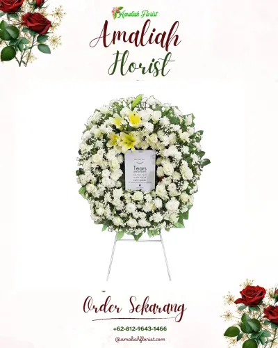 Krans Bunga Duka Cita wanasuka